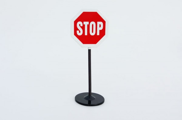 Visitenkartenhalter Stop ! Made in China