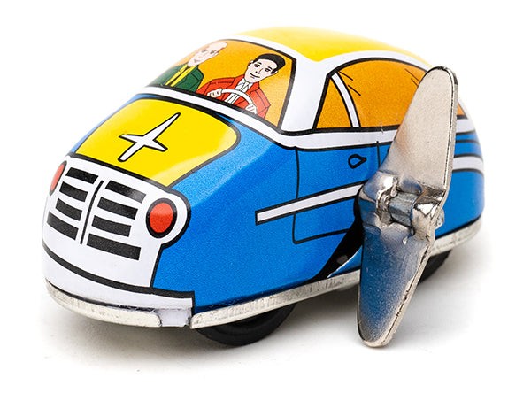 Schlüsselauto blau, Made in India