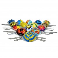 Bibo der magische Kreisel, 24 Stk., Made in India Bibo der magische Kreisel, 24 Stk., Made in India