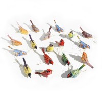 Deko Vogel, 18 Stk., klein, Made in India Deko Vogel, 18 Stk., klein, Made in India