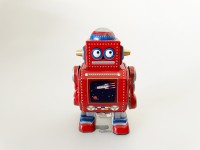 Roboter klein, rot, Made in China Roboter klein, rot, Made in China