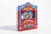 Große Musikdose, Puppentheater, "La vie en rose", Made in China Große Musikdose, Puppentheater, "La vie en rose", Made in China