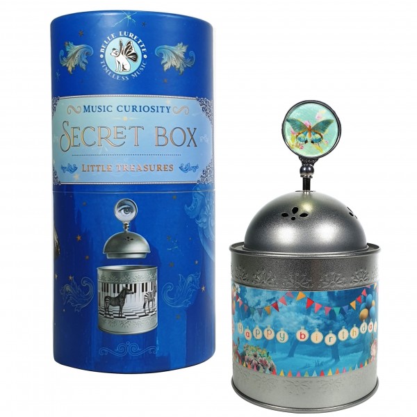 Spieluhr &quot;Secret Box - Happy Birthday&quot;, Made in China