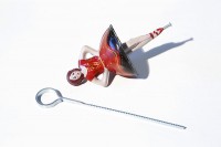 Ballerina mit Zahnstangenantrieb, Made in India Ballerina mit Zahnstangenantrieb, Made in India