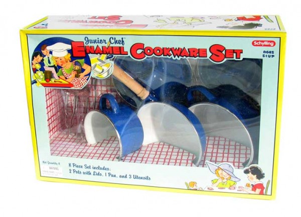 Junior Chef Retro Enamel Cookware