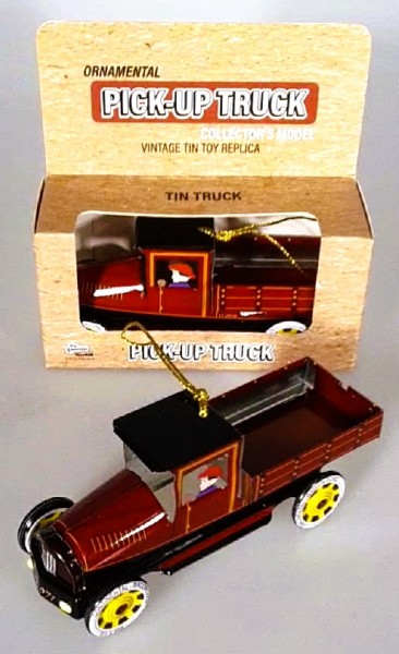 Car Deko Pick Up red, 10 cm