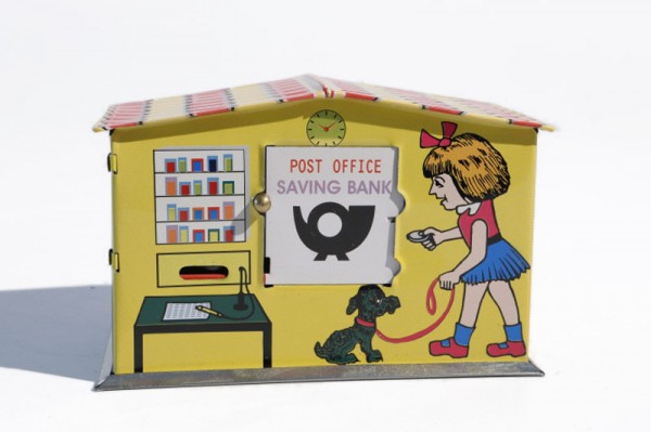 Savings box &quot;Post Office Bank&quot;, Made in India