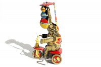 Elefant auf Dreirad, original Paya 14cm, Federwerk Made in Spain 1934 Elefant auf Dreirad, original Paya 14cm, Federwerk Made in Spain 1934