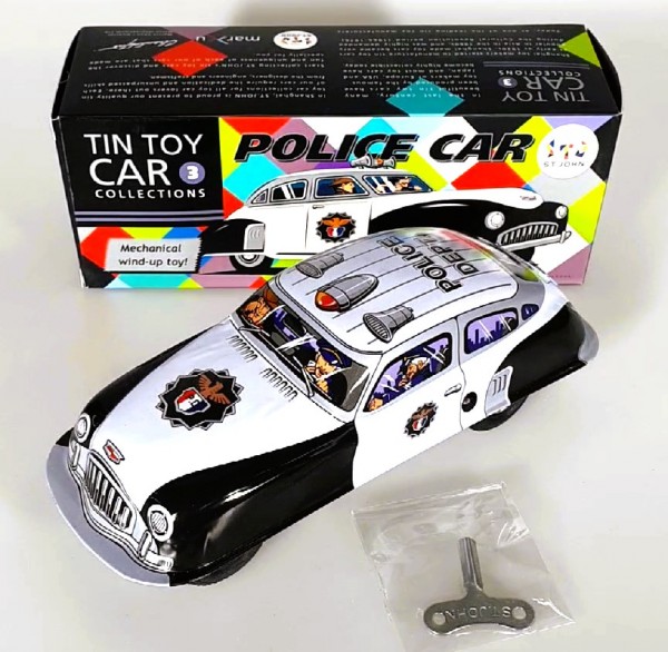 Voiture de police noire fabriquée en Chine