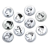 Jeu de patience "Visages", fabriqué en Allemagne Jeu de patience "Visages", fabriqué en Allemagne