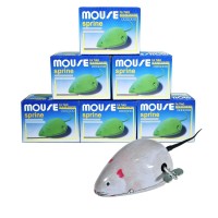 Maus mit Wackelschwanz, grau, Made in China Maus mit Wackelschwanz, grau, Made in China