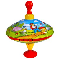 Vorschau: Kreisel "Hans im Glück" mit Holzgriff, Made in China, 18,5cm Vorschau: Kreisel "Hans im Glück" mit Holzgriff, Made in China, 18,5cm