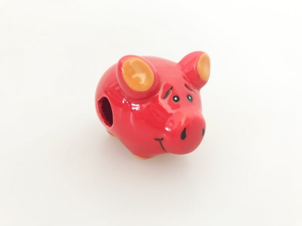 Schein-Rein Mini Sparschwein Magnet,rot